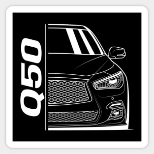 Front Q50 JDM Sedan Sticker